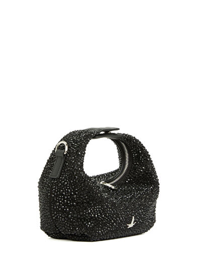 Beymen Club Siyah Drop Taşlı Kadın Deri Çanta - 3