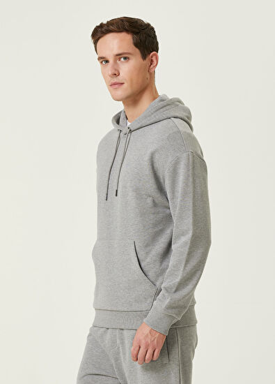 Beymen Club Gri Kapüşonlu Sweatshirt - 3