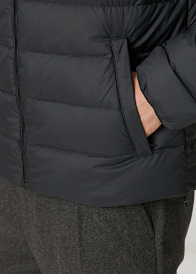 Siyah Puff Mont - Görsel 8