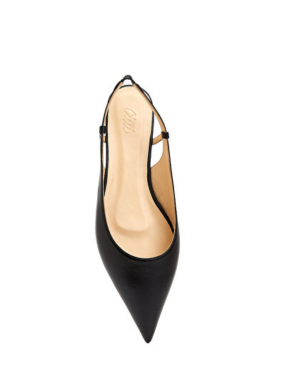 Beymen Club Siyah Kadın Deri Babet - 4