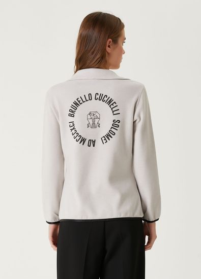 Brunello Cucinelli Beige Cashmere Sweater - 5
