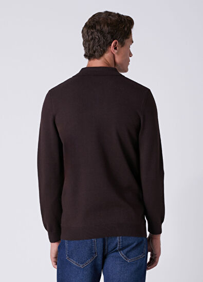 Beymen Club Brown Polo Sweater - 5