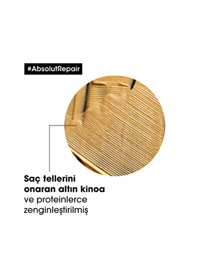 Loreal Professionnel Serie Expert Absolut Repair Resurfacing Golden Onarıcı Maske 250 ml - 7