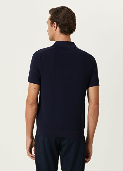 Beymen Club Navy Blue Polo Short Sleeve Sweater - 5