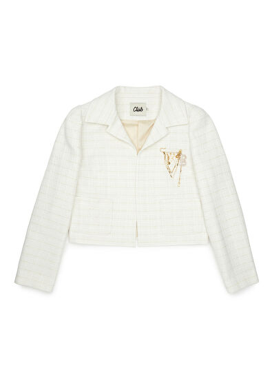 Beymen Club Ecru Short Tweed Jacket - 7