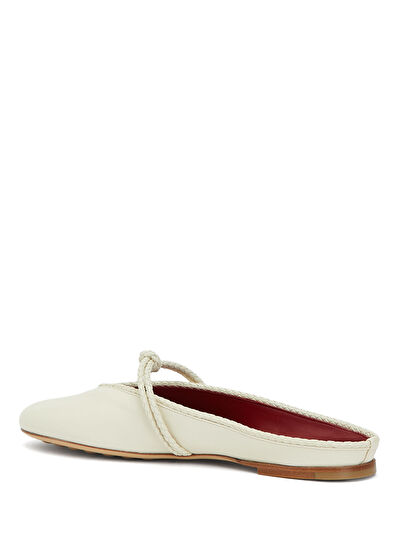 Bottega Veneta Lucia Ekru Deri Babet - 3