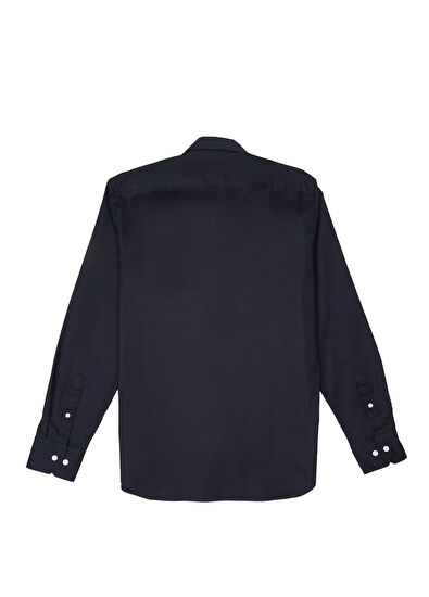 Beymen Club Slim Fit Lacivert Lycralı Oxford Gömlek - 6