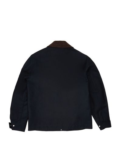 Beymen Club Navy Blue Velvet Collar Coat - 6