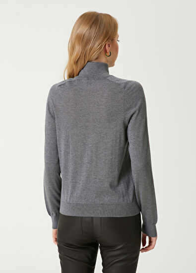 Beymen Club Dolce Vita Gri İnce Yün Kazak - 6