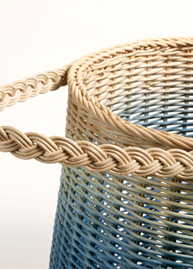 Zsa Zsa Zsu Java Mavi Rattan Sepet 25 cm - 3