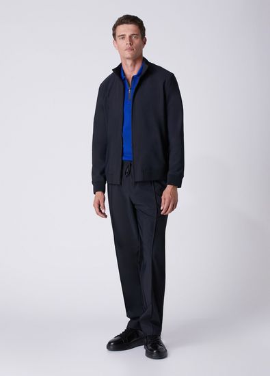 Beymen Club Navy Blue Bonded Technical Sweatshirt - 3