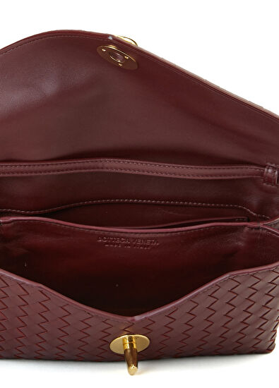 Knot Bordo Kadın Deri el Portföyü - Görsel 6