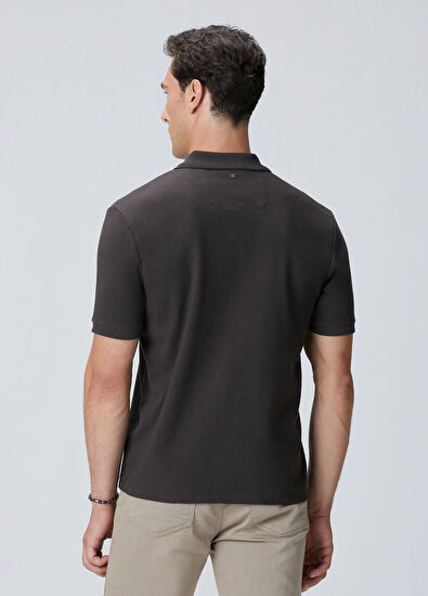 Network Kahverengi Polo Yaka T-shirt - 5