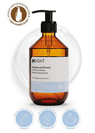 Insight Clarifying Kepekli Saçlar İçin Arındırıcı Şampuan 350 ml - 5