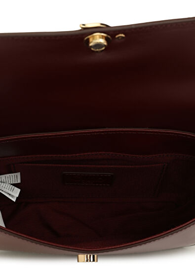 Beymen Club Burgundy Women's Leather Shoulder Bag - 5