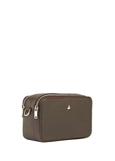 Beymen Club Kahverengi Kadın Deri Çapraz Çanta - 3