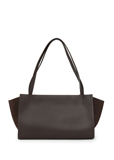 St. Agni Kahverengi Kadın Deri Çanta - 4