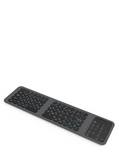 Wiwu FMK-05 Grey Foldable Bluetooth Keyboard and Desk Phone Stand - 3