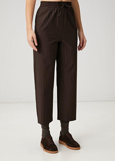 Beymen Club Kahverengi Çizgili Pantolon - 3