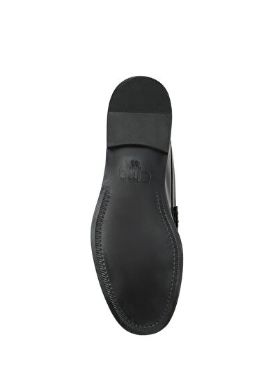 Beymen Club Black Band Detail Men's Opening Leather Loafer - 5
