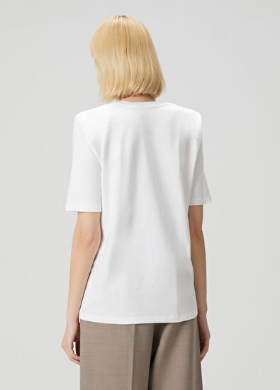 The Frankie Shop Carrington White T-Shirt - 4