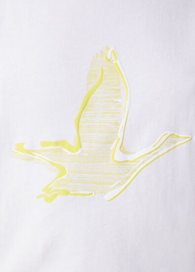 Beymen Club Off-White Yellow Logo T-shirt - 6