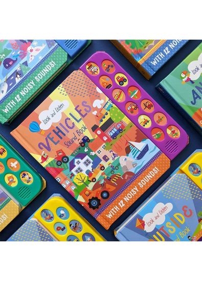 North Parade Publishing - Vehicles 12 Button Sound Book Yabancı Dil ...