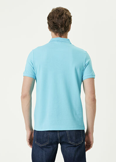 Beymen Club Comfort Fit Turkuaz Polo Yaka T-shirt - 4