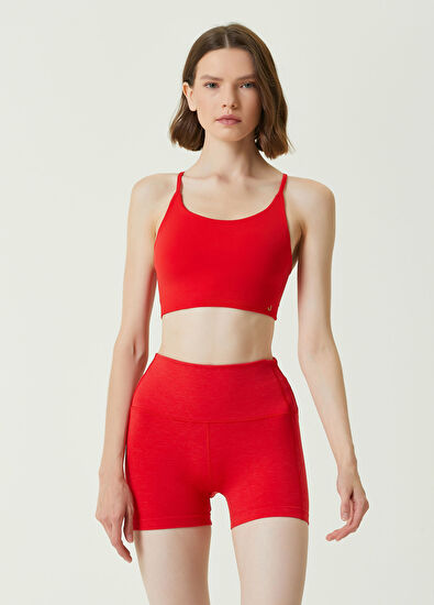 Jerf Pine Kırmızı Ayarlanabilir İnce Askılı Bra - 3