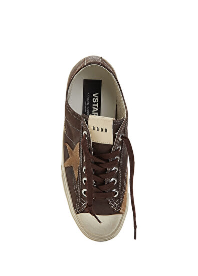V-Star Kahverengi Kadın Deri Sneaker - Görsel 5