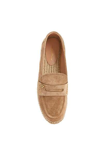 Gianvito Rossi Taba Kadın Deri Espadril - 4
