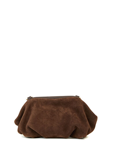 Beymen Club Volume Mini Kahverengi Kadın Deri El Portföyü - 4