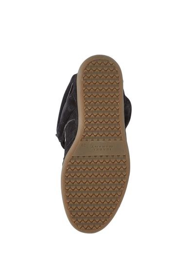 Isabel Marant Bekett Siyah Kadın Süet Sneaker - 5