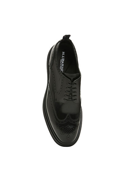 Siyah Erkek Deri Ayakkabı - Görsel 6