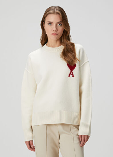 Ekru Yün Kazak - Görsel 4