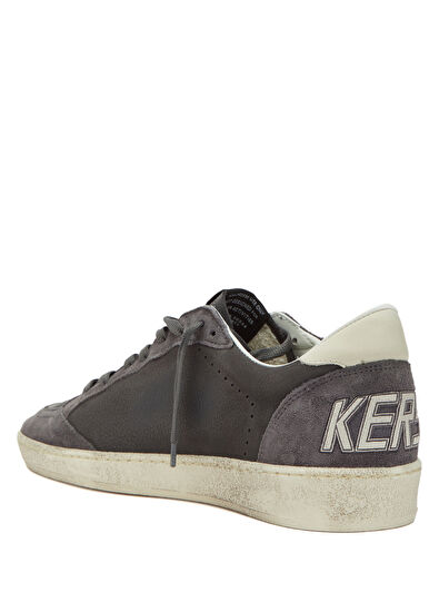 Ball-Star Antrasit Erkek Deri Sneaker - Görsel 5