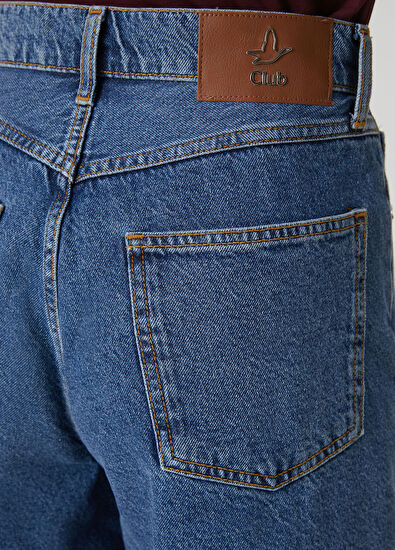 Beymen Club Blue Denim Bermuda - 7