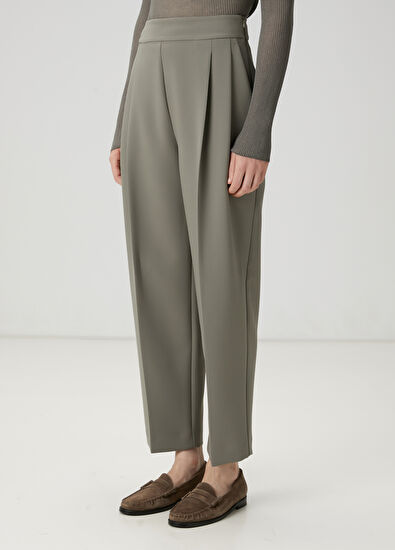 Beymen Club Yeşil Pileli Pantolon - 3