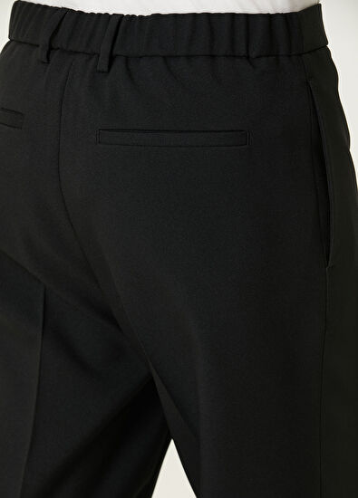 Jil Sander Relaxed Fit Siyah Pantolon - 4