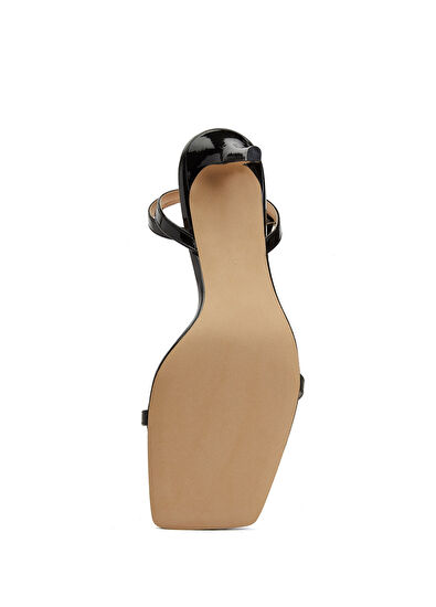 Beymen Club Black Womens Leather Sandals - 5