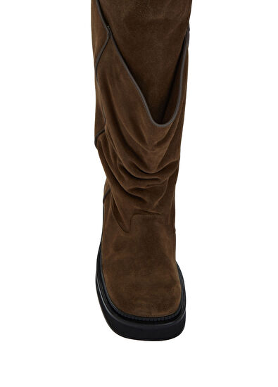 Passeggiata Taba Kadın Süet Çizme - Görsel 5