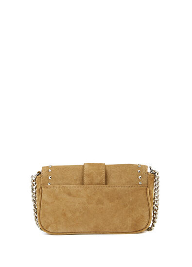 Beymen Club Mink Trok Women's Suede Crossbody Bag - 4