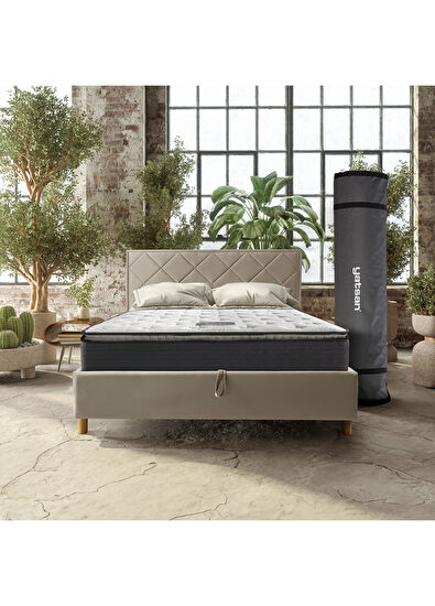 Yatsan Sleepy Elite Pillow Top Latex Pad Cotton Mattress - 4