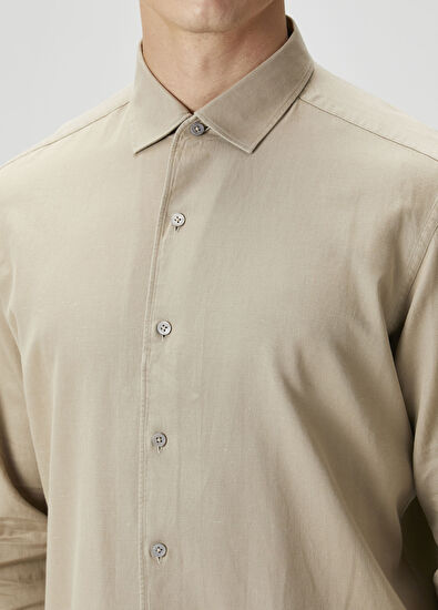 Zegna Bej Gömlek - 6