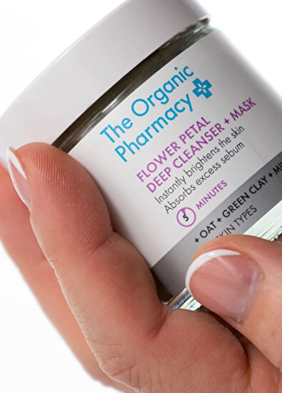 The Organic Pharmacy Flower Petal Deep Cleanser + Mask Derin Temizleyici & Aydınlatıcı Yüz Maskesi 40 ml - 4