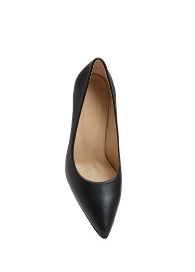Beymen Club Siyah Deri Stiletto - 4