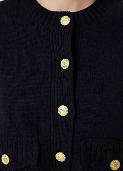 Beymen Club Lacivert Yün Triko Yelek - 5