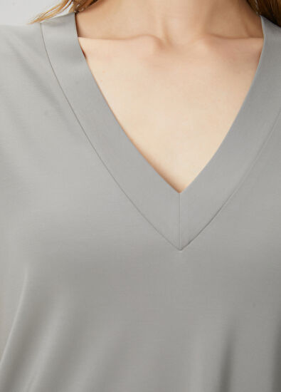 Beymen Club Gri Basic T-shirt - 6
