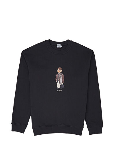 Beymen Club Clubby Anthracite Oversized Sweatshirt - 5
