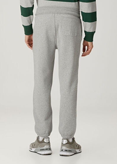 Gri Beli Kordonlu Jogger Eşofman Altı - Görsel 4